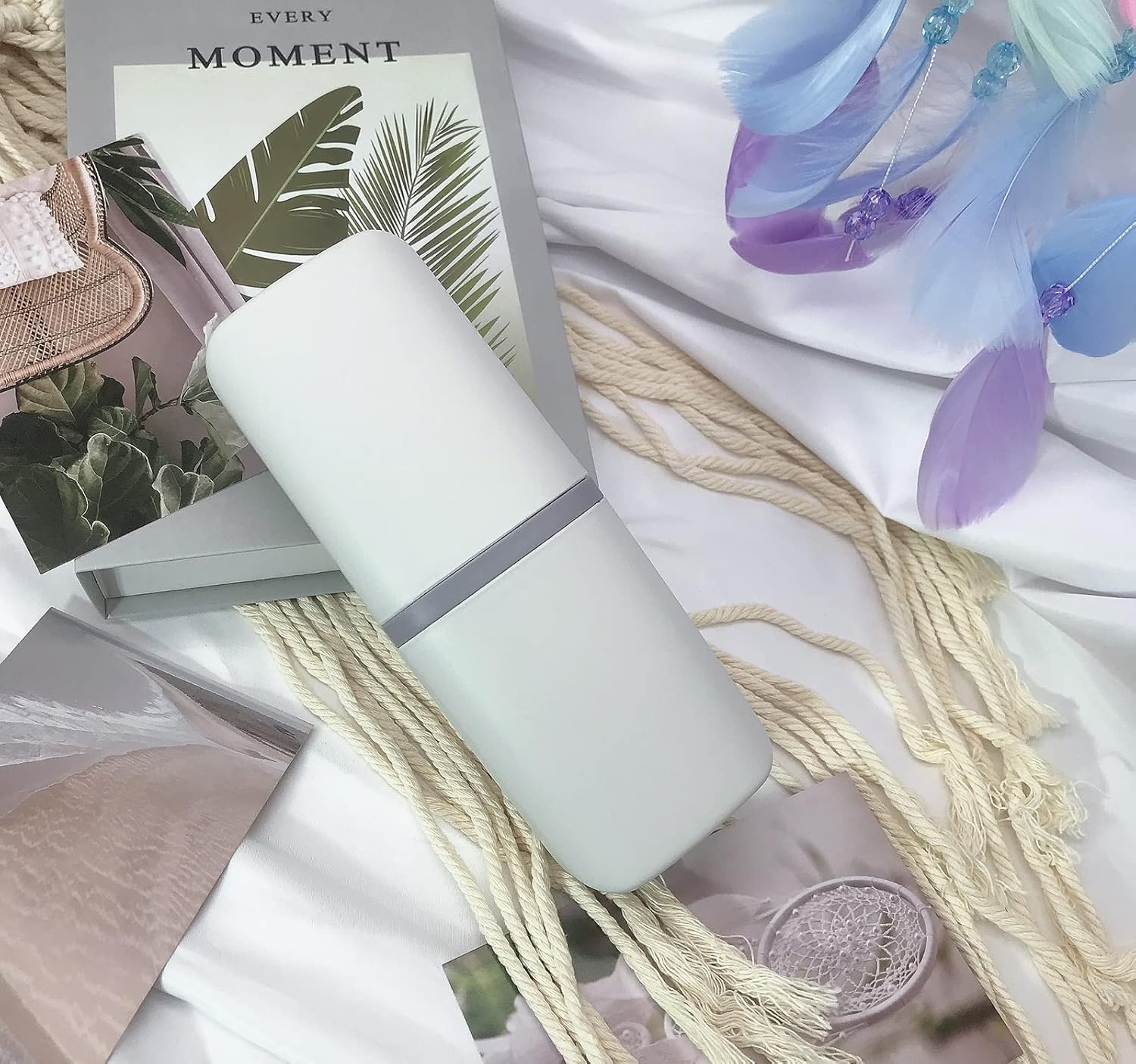 Toothbrush Travel Case, Travel Toothbrush Cup Holder Portable Toothbrush Travel Container Portable Toothpaste Storage Travel Toothbrush Holder for Camping Business School Trip Home