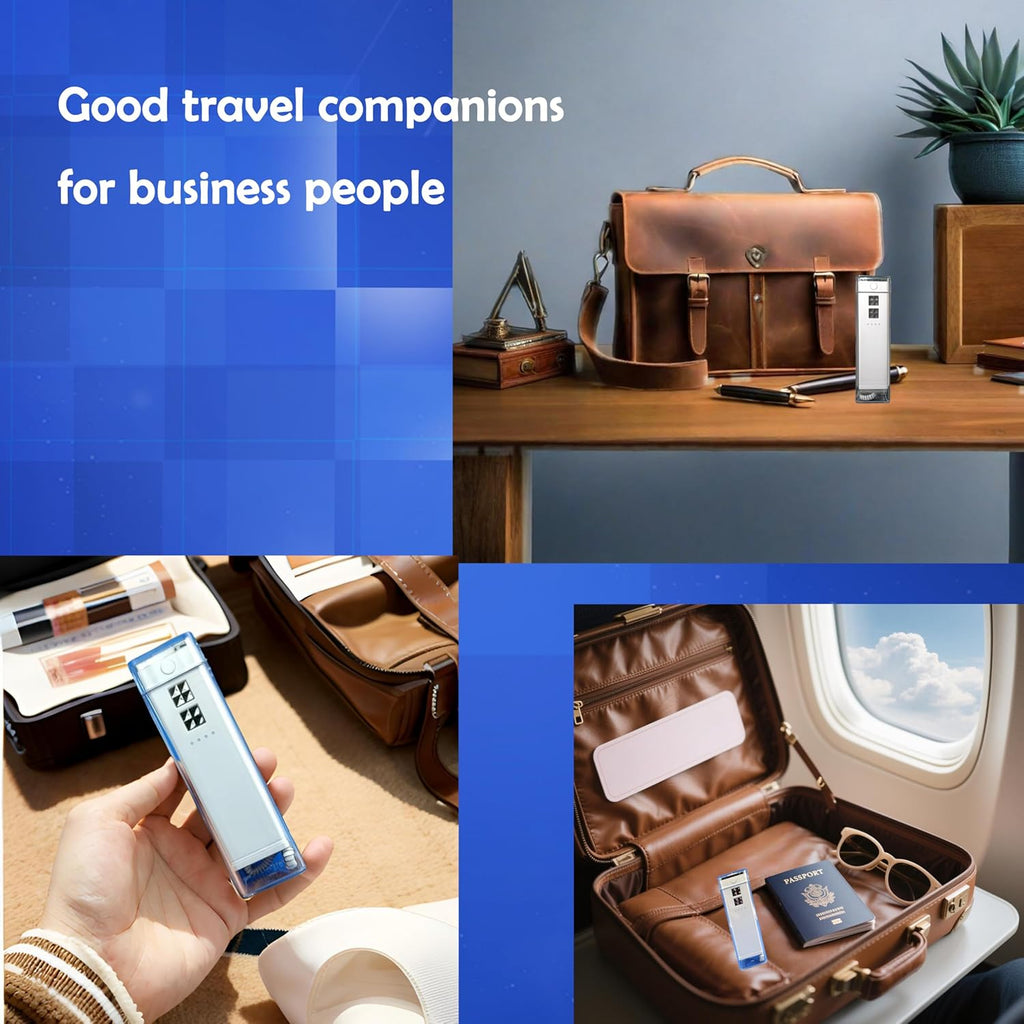 Water Flosser & Toothbrush Combo-Portable Dental Oral Irrigator, 4 Nozzles, 2 Brush Heads, Travel Case,IPX7 Waterproof.with Powerful Water Pump, Adjustable Water Pressure,1400 PPM. White