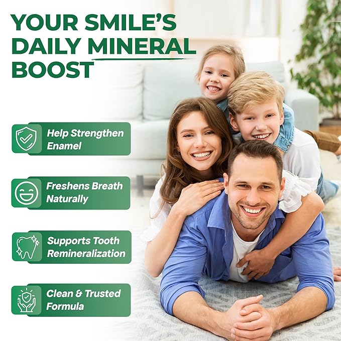 Uplife Hydroxyapatite Remineralizing Gum – Sugar-Free Xylitol Chewing Gum – Supports Daily Oral Health & Fresh Breath – Zero Sugar, Mint Flavor, 62 Pieces