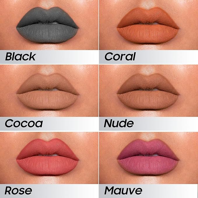 Lip Stain, Lip Gloss Transfer-Resistant Waterproof Smudge-Proof Moisturizing, Lip Tint for Women Gift All-Day Color Hold (Rose)