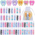 48 Pcs Dentist Gifts Include Lip Balm Thank You Tag Organza Bag Dental Gift for Dental Hygienist Dental Assistant Nurse Suitable Birthday Christmas Thanksgiving Gifts
