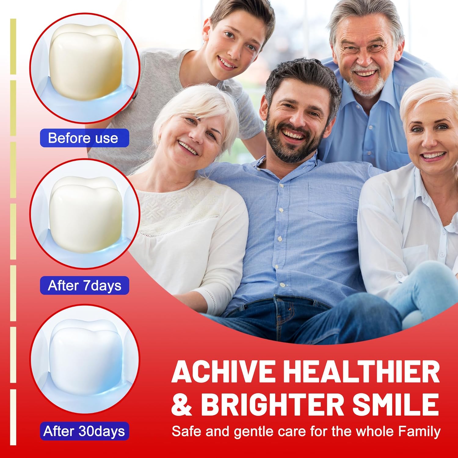 SP-8 Hydroxyapatite Probiotic Whitening Toothpaste, 8 Probiotics Plus Hydroxyapatite Formula for Teeth Whitening, Strengthening and Enamel Protection，Mint Flavor, Fresh Breath, Fluoride-Free (3)