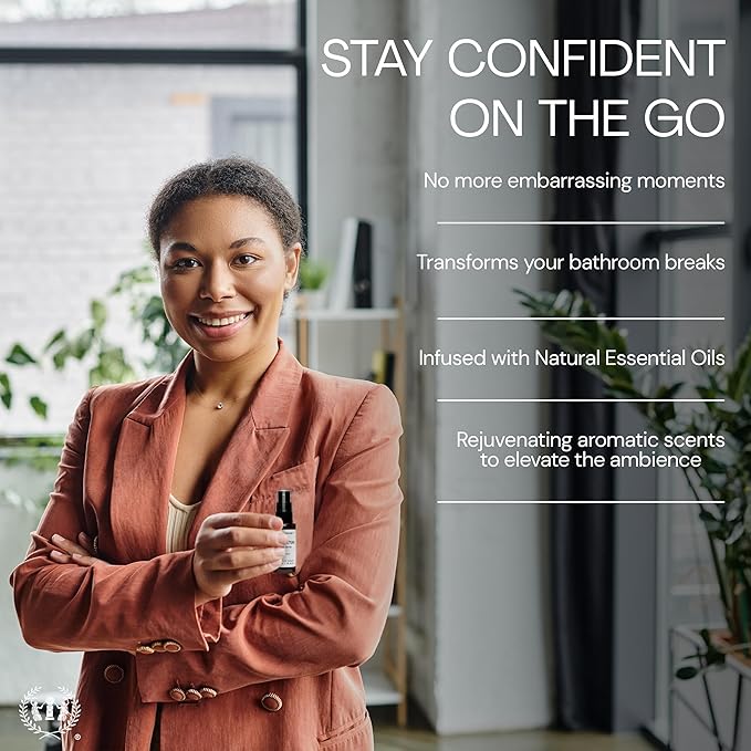 Muse Apothecary Flush Ritual - Aromatic & Refreshing Toilet Spray, Use Before You Go, Infused with Natural Essential Oils - Travel Size Mini Collection, 0.45 oz, 3 Pack