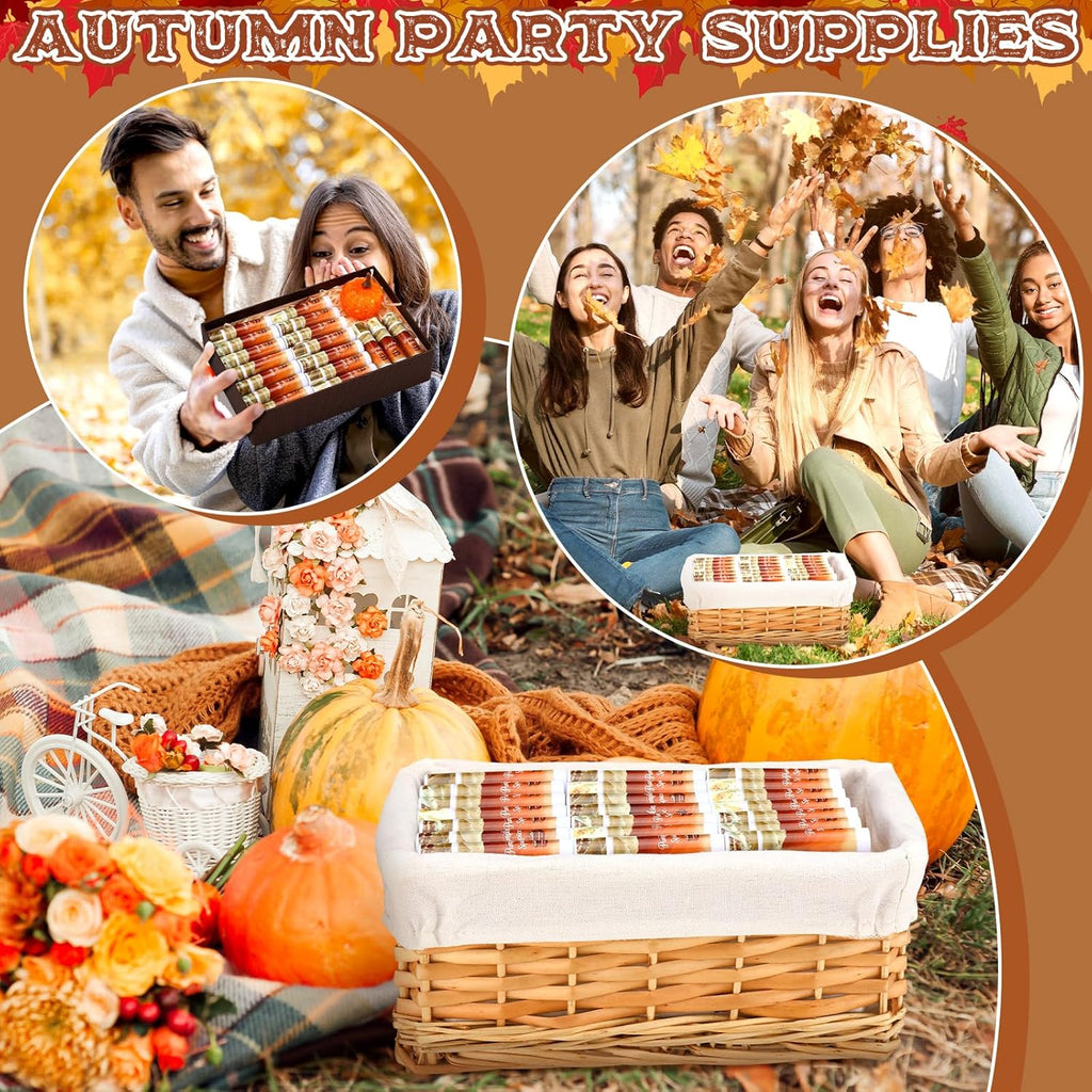75 Pcs Pumpkin Spice Lip Balm Bulk Fall Thanksgiving Party Favor Basket Stuffers Small Thank You Appreciation Gifts Advent Beauty Calendar for Adult Women Men Employee Coworker Staff Teacher Customer