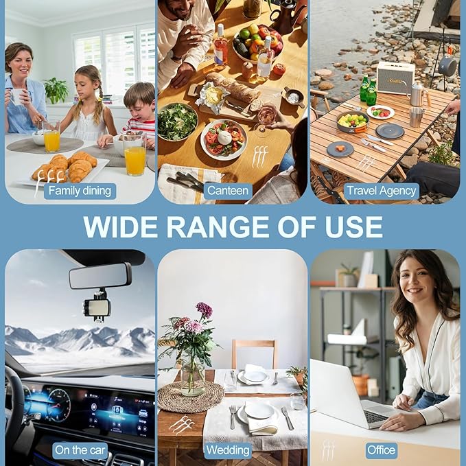 100 Count Dental Floss Picks, Easy Grip Handle Floss Picks for Teeth with Storage Box, Travel Floss Picks for Teeth Clean & Oral Care