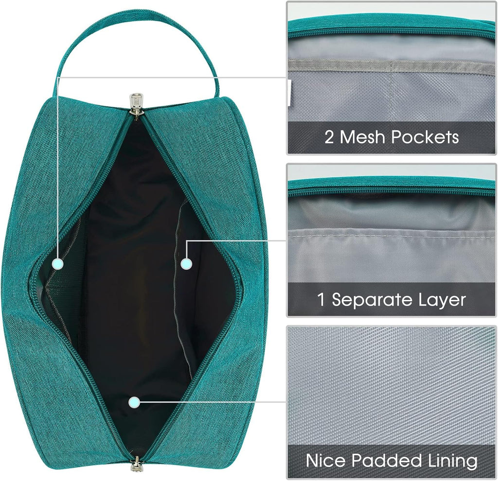 Narwey Travel Toiletry Bag for Women Traveling Dopp Kit Men Travel Bag for Toiletries Cosmetic Bag Makeup Bag Medicine Bag for Traveling