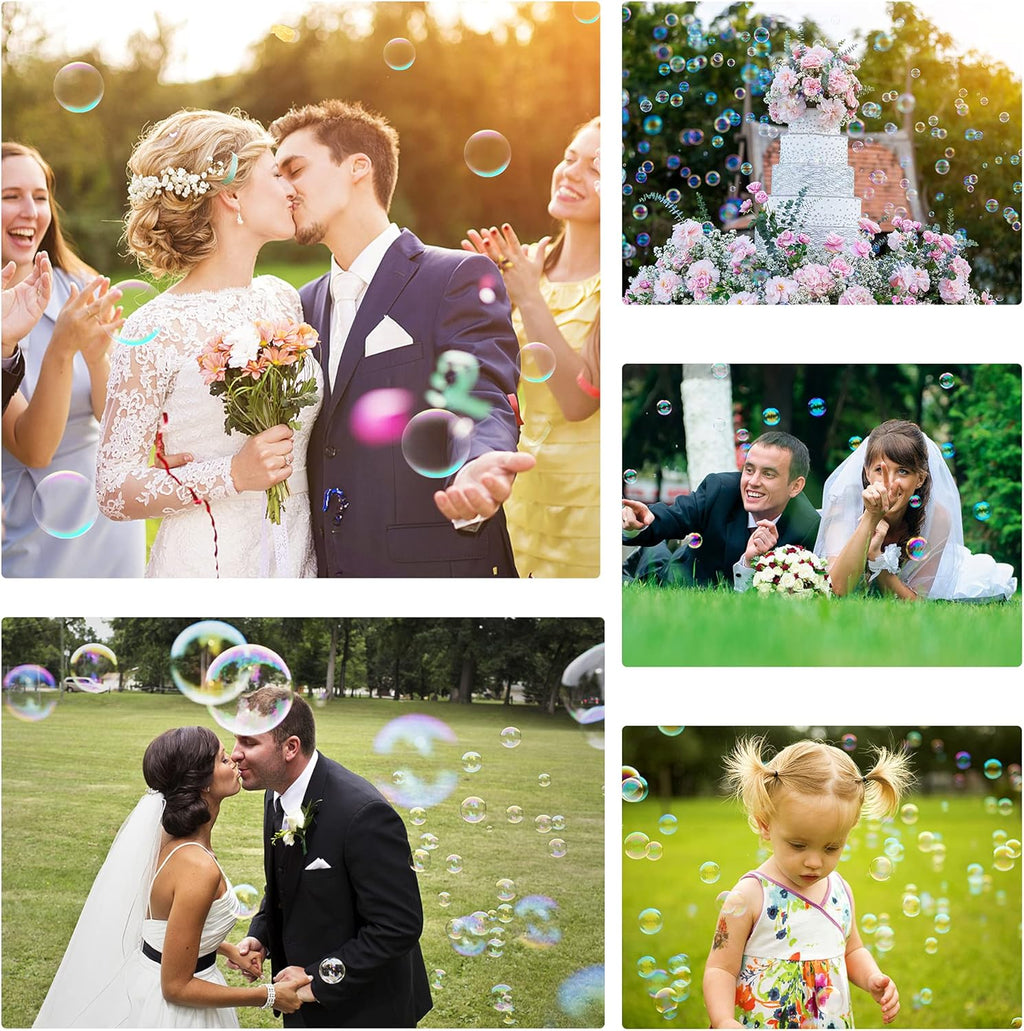 180 Pack Bubble Wands Bulk, Party Favors for Weddings, Anniversaries, Celebrations, Graduation, Birthday, Summer Toys for Kids Adults by Inscraft