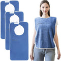 3 Pack Adult Bibs, Microfiber Super Soft Eating Cloth for Adults, Disabled, Adjustable, Dining Clothing Protector