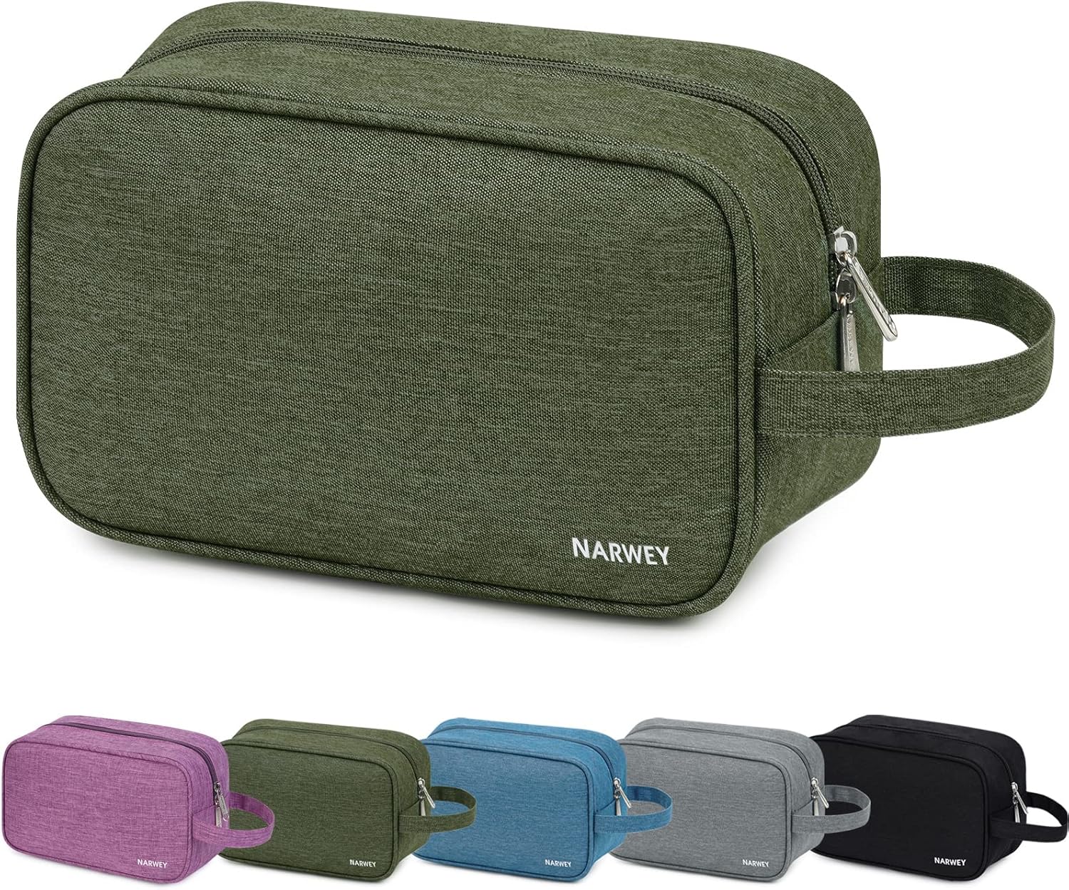 Narwey Travel Toiletry Bag for Women Traveling Dopp Kit Men Travel Bag for Toiletries Cosmetic Bag Makeup Bag Medicine Bag for Traveling