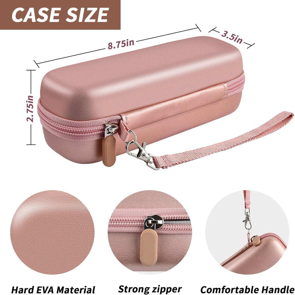 Toothbrush Travel Case Compatible with Oral-B Pro 1000, 2000, 3000, 3500, 1500/ for Philips Sonicare ProtectiveClean 4100 5100 Electric Toothbrush with Mesh Pocket for Accessories - Gold (Bag Only)