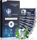Chloe’C Teeth Whitening Strips | 7 Mint-Flavored Treatments for Sensitive Teeth | Non-Toxic Whitening Strips | Enamel Safe & Peroxide-Free | Removes Stains in 7 Days | Gentle-Effective Teeth Whitening