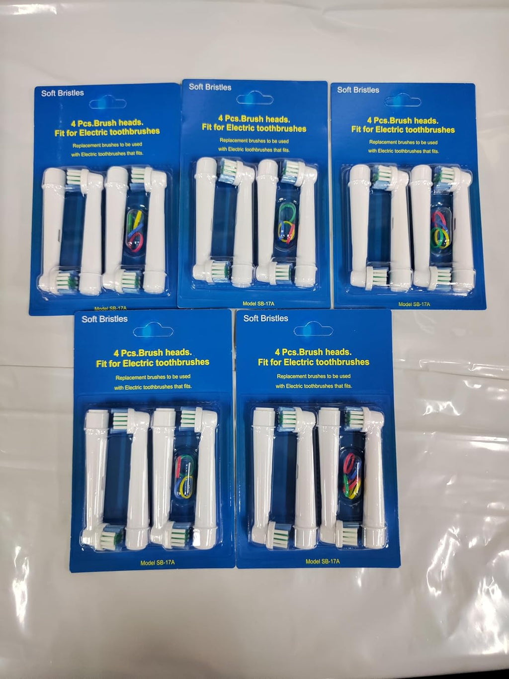 20 PCS Replacement Toothbrush Heads Compatible with Oral B Braun Electric Toothbrush Pro 1000/9000/ 5000/3000/8000