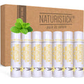 Naturistick Premium Beeswax Lip Balm for Dry, Chapped Lips | 100% Natural Lip Care | Coconut Oil, Shea Butter, Aloe Vera | Moisturizing, Chemical-Free Chapstick | 7 Pack Vanilla Scent | Made in USA
