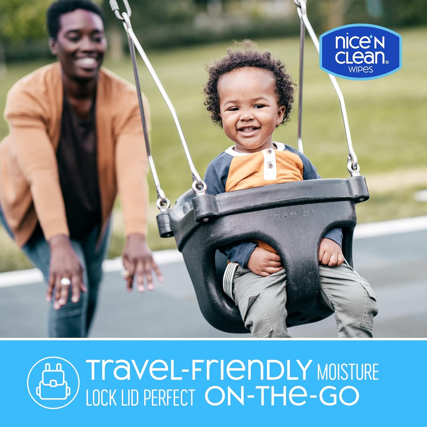 Nice 'N CLEAN Flushable Toddler Wipes 42ct (6-Pack) | 100% Plant-Based, Unscented Wet Wipes for Sensitive Skin | Potty Training Essentials | Flushable Baby Wipes for All Ages