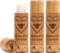 Bee Bella Lip Balm, Lavender Vanilla, 3 Pack - Moisturizing Lip Care, 100% Natural, Original Organic Beeswax with Vitamin E, Handmade in USA, Gift