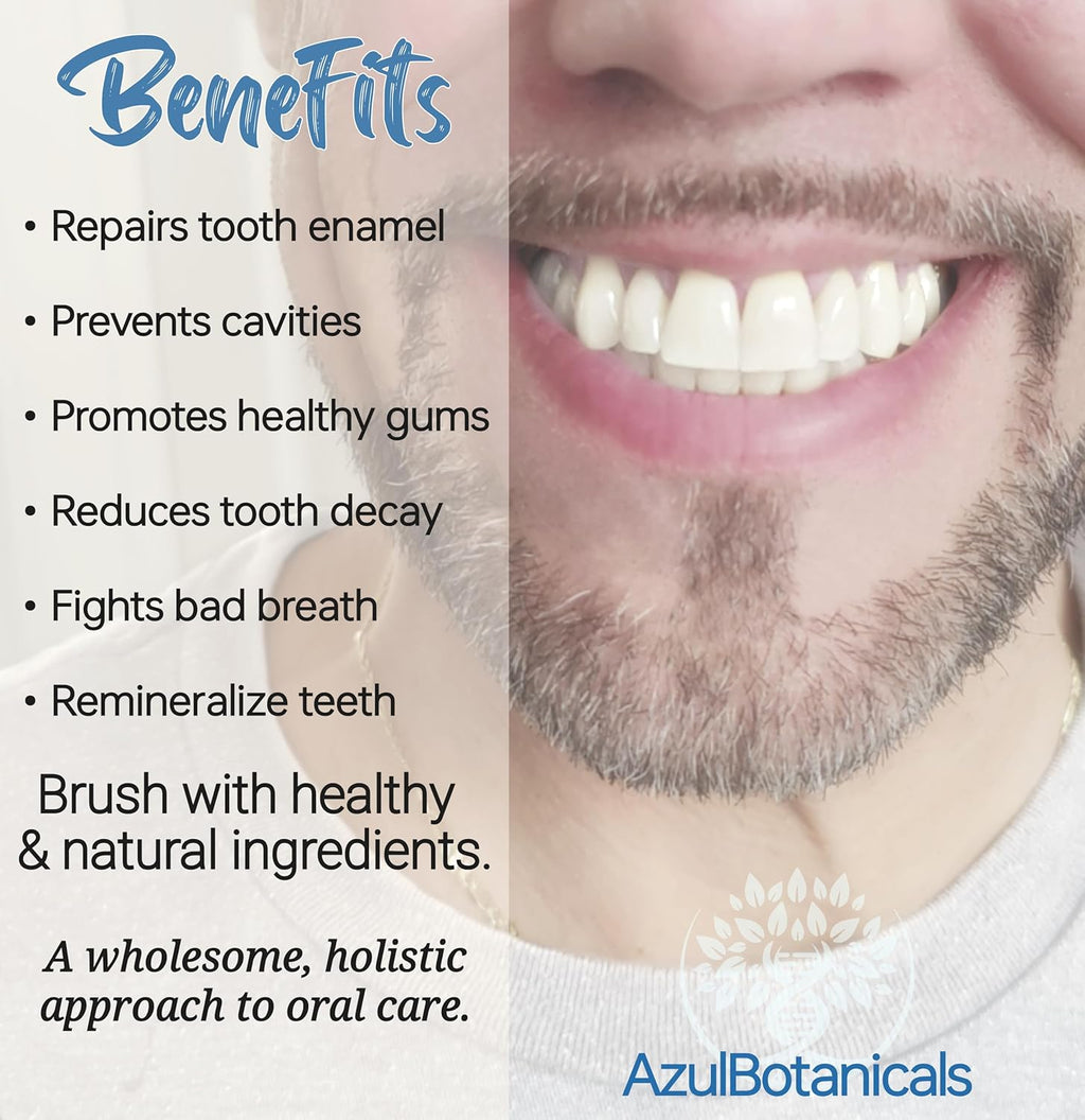 Remineralizing & Cleansing Tooth Powder, Cool Mint. Fluoride Free, SLS Free, Nano Free for Organic Oral Wellness (1 Ounce (Pack of 2), Mint & Bubblegum)