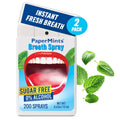 Papermints Breath Spray - Instant Fresh Breath 2 pack. Dry Mouth Spray Fresh Breath. Long-Lasting Freshness, Easy-To-Carry. Mint Halitosis Breath Freshener for Extreme Bad Breath for Adults