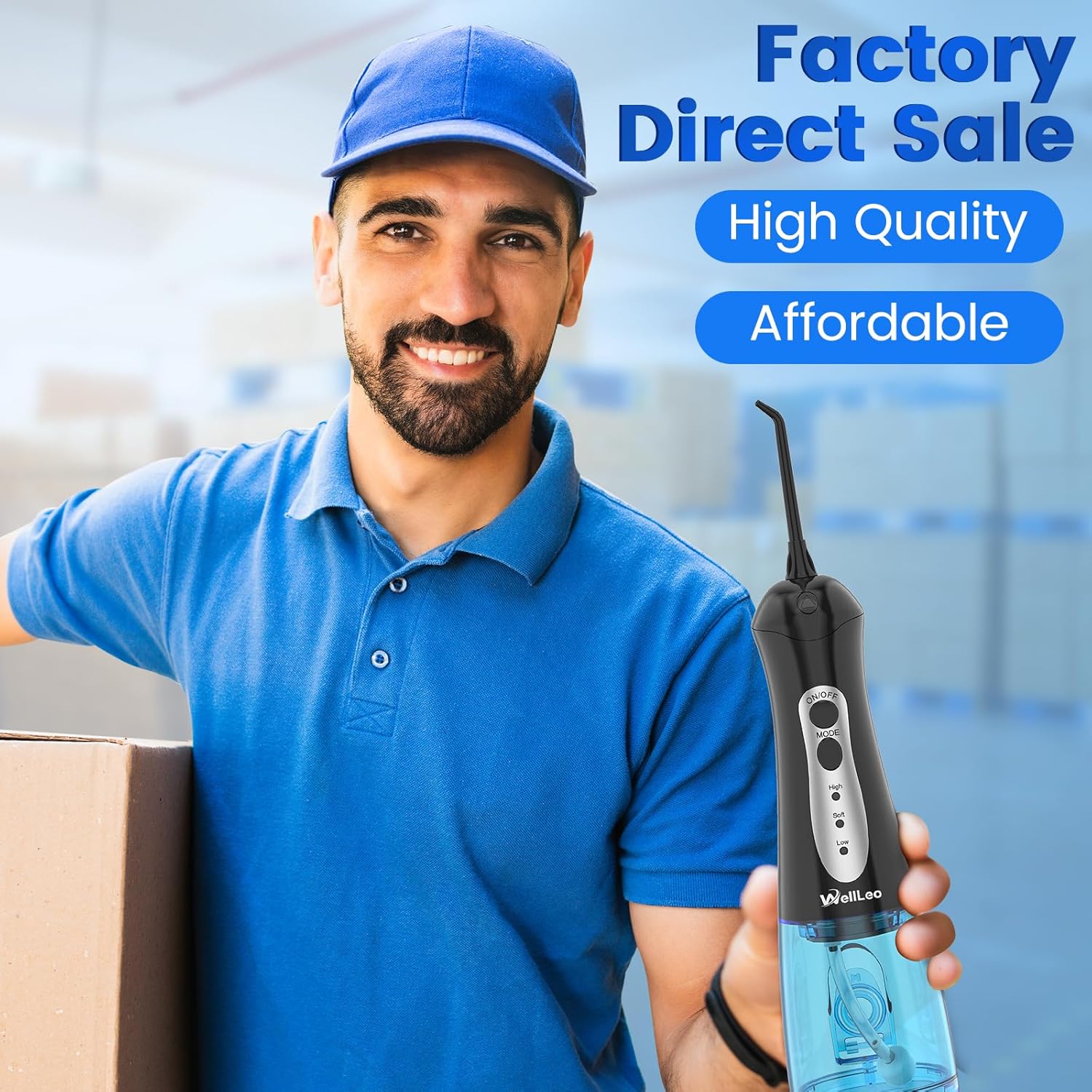 Water Flosser for Teeth, Portable Oral Irrigator Rechargeable Water Dental Flosser Pick with High Pressure 5 Jet Tips, IPX7 Travel Water Flossing for Brace Teeth Cleaner Gum Care