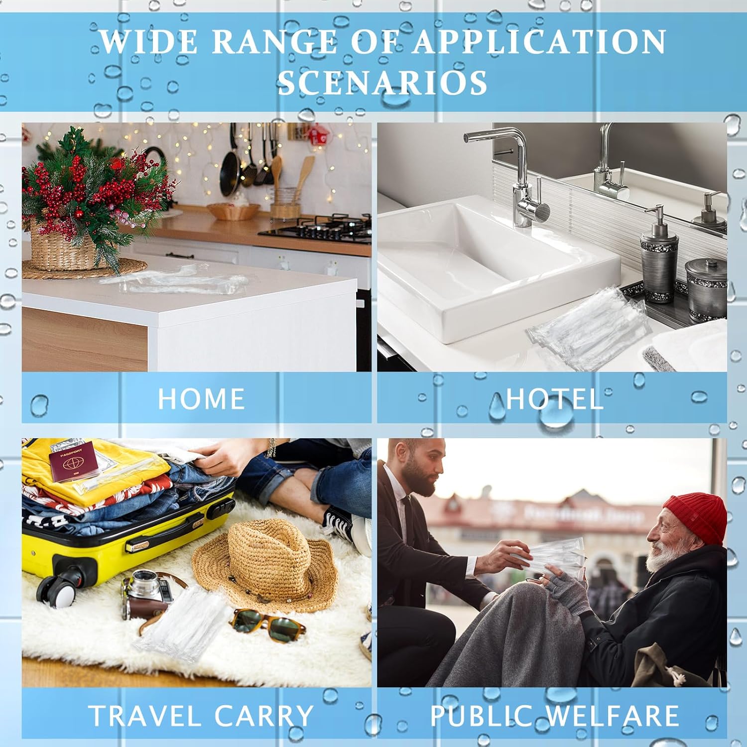 Tioncy 200 Pack Prepasted Disposable Toothbrushes Individual Wrapped Toothbrushes Soft Bristle Travel Toothbrush Single Use Wrapped for Hotel, Camp, Travel and Gift for The Homeless (White)