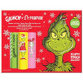 Dr. PawPaw The Grinch Set - Original, Peach Pink, Candy Cane - Lip Scrub and Natural Lip Balm - Gluten Free Care to Exfoliate and Moisturize - 3 pc
