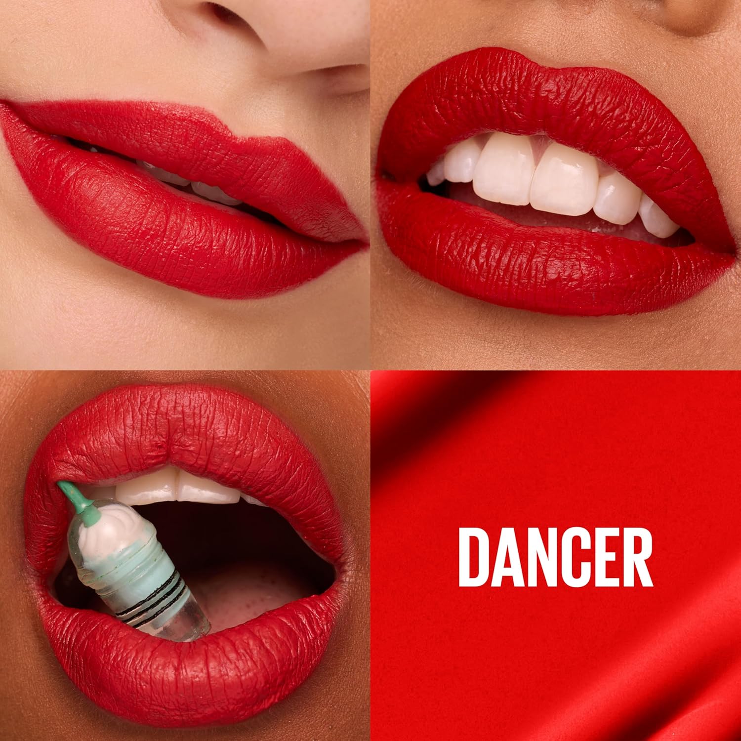 Maybelline Super Stay Matte Ink Liquid Lipstick Makeup, Long Lasting High Impact Color, Up to 16H Wear, Dancer, Brick Red, 1 Count, Packaging May Vary