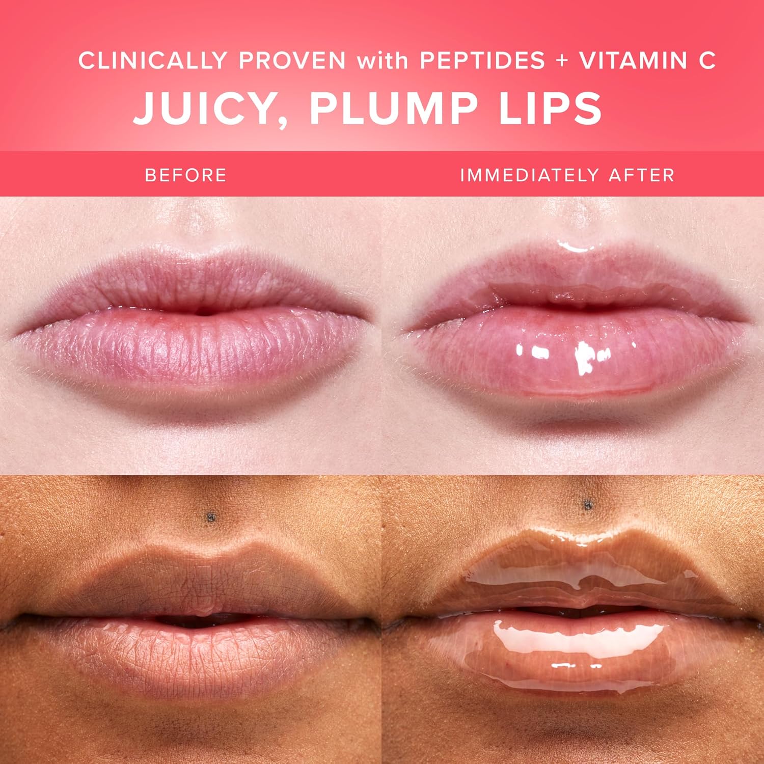 Farmacy Peptide Lip Smoothie - Hydrating Lip Balm with Vitamin C to Visibly Plump & Smooth Lines - Nourishing Treatment with a High-Gloss Finish - Apple (10g)