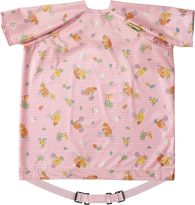 BIBaDO - Long Sleeve Baby Bibs - Babies & Toddlers 6-36 Months - Coverall Baby Led Weaning Bib - Easy Wipe, Soft & Waterproof