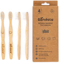 Gondola Bamboo Toothbrush (Kids - 4 Count (Pack of 1))