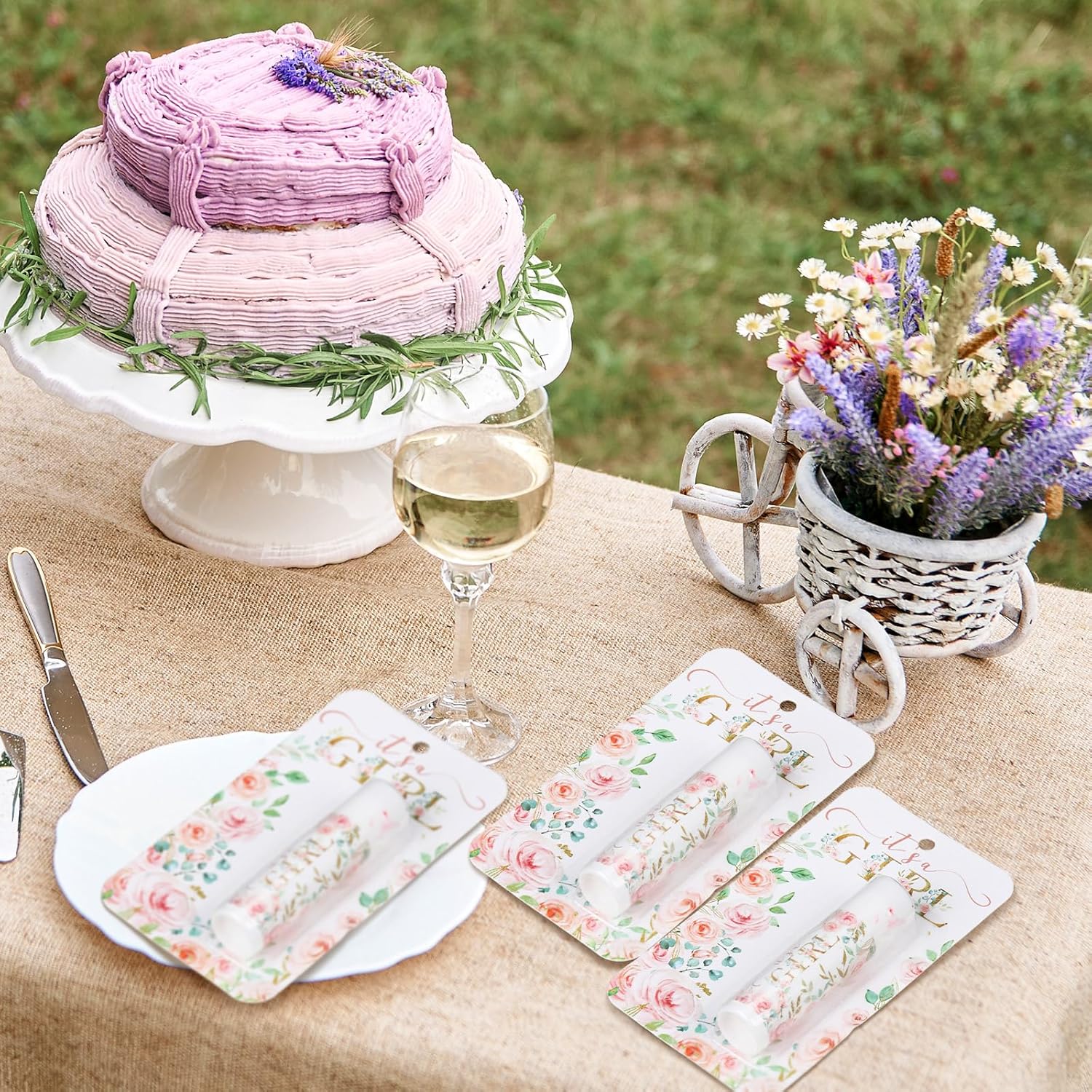 30 Pack It's a Girl Baby Shower Games Prizes Party Gifts Bulk Lip Balms Favors for Winners Adults Guests Gender Reveal Favors Decorations Baby Shower Souvenirs Gift Bags Stuffers