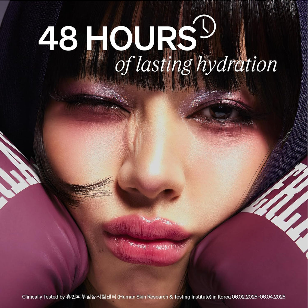 LipLock Jelly Serum, Korean Skincare for Dry Lips, Long-Lasting, Hydrating, Plumping, Glossy Mask with Rose PDRN, Carrot Collagen, Pillow Peptide, Moisturizing Tinted Lip Balm. (Grape Crush)