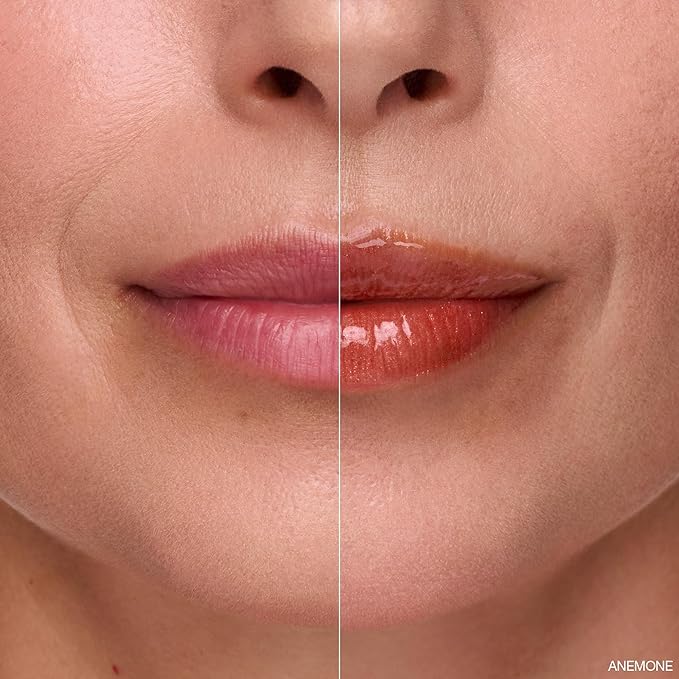 Ogee Glimmer Lip Gloss Trio - Limited Edition Holiday Makeup Gift Set - Includes Anemone, Poppy & Freesia - Certified Organic Lip Gloss for Women