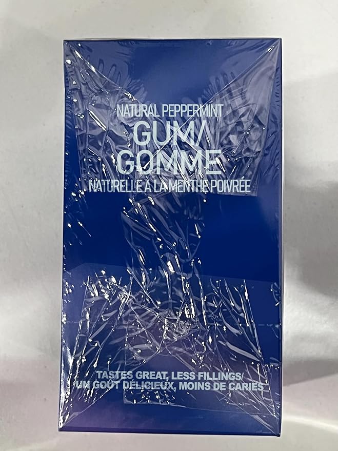 Spry On The Go Fresh Natural Xylitol Chewing Gum Dental Defense System - Aspartame-Free, Sugar-Free, Non-GMO (Peppermint, 55 Count - Pack of 12)