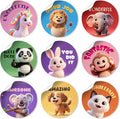1000PCS Reward Stickers, Teacher Stickers for Kids Classroom 3D Animal Motivational Sticker for Kids to Earn as Good Job Sticker