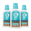 Hello Peace Out Plaque, Antigingivitis Alcohol Free Mouthwash, Natural Mint with Aloe Vera and Coconut Oil, Fluoride Free, Vegan, SLS Free and Gluten Free, 16 Ounce (Pack of 3)