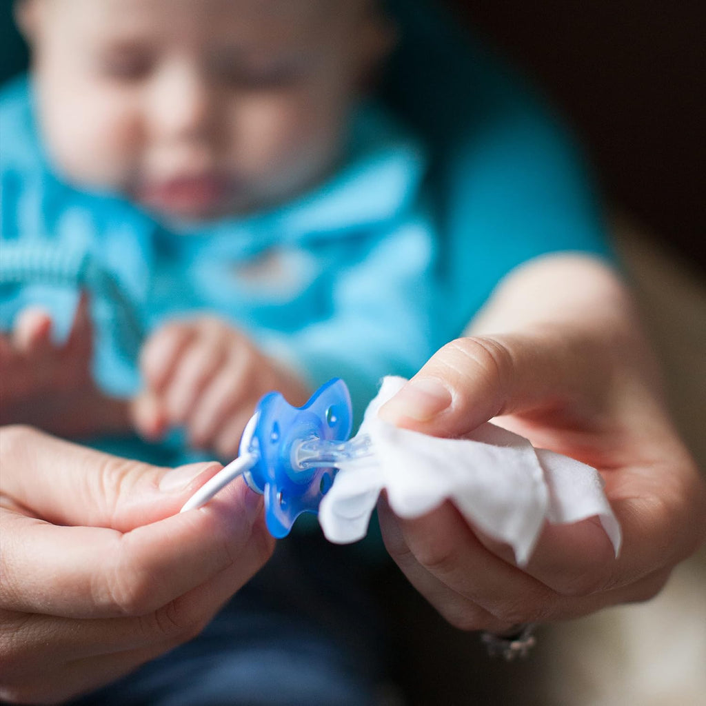Dr. Brown's Healthy Wipes Variety Pack, Tooth and Gum, Nose and Face, Bottle and Pacifier, Cleaning Wipes, 100 count, 3-Pack Variety (Packaging May Vary)