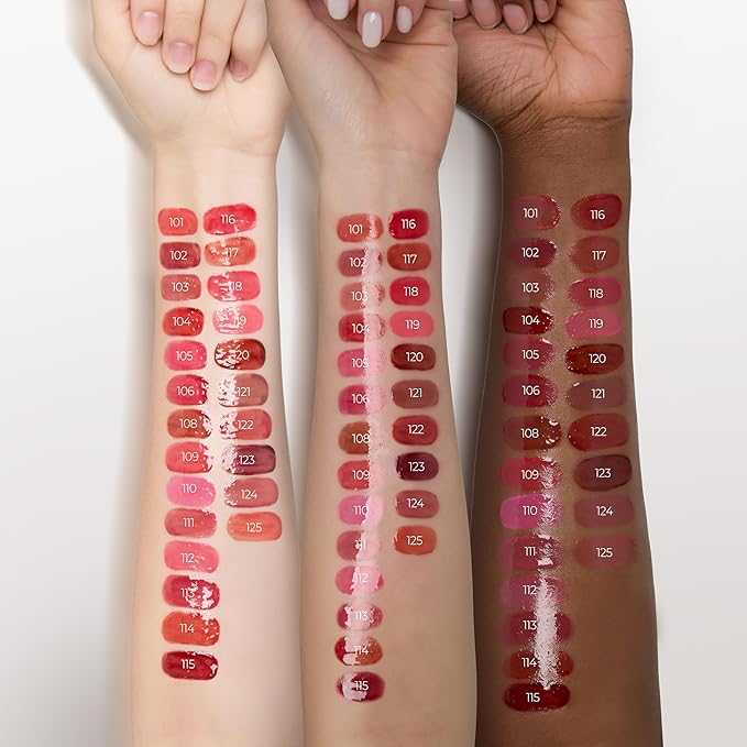 Laka Fruity Glam Tint, 4.5g/0.15oz, Glowing Lip Stain with Wide Color Spectrum, Hydrating & Lightweight Texture, Long-Lasting Bold Stain, Non-Sticky, Vegan, K-Beauty (#145 Guava)