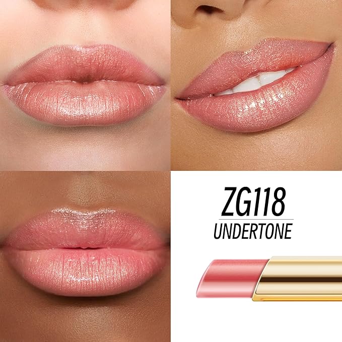 Red Brown Nude Lipstick Set for Women Shimmer Tinted Lip Balm Hydrating Moisturizing Lip Gloss Cruelty Free Lip Makeup, DM108/111/118