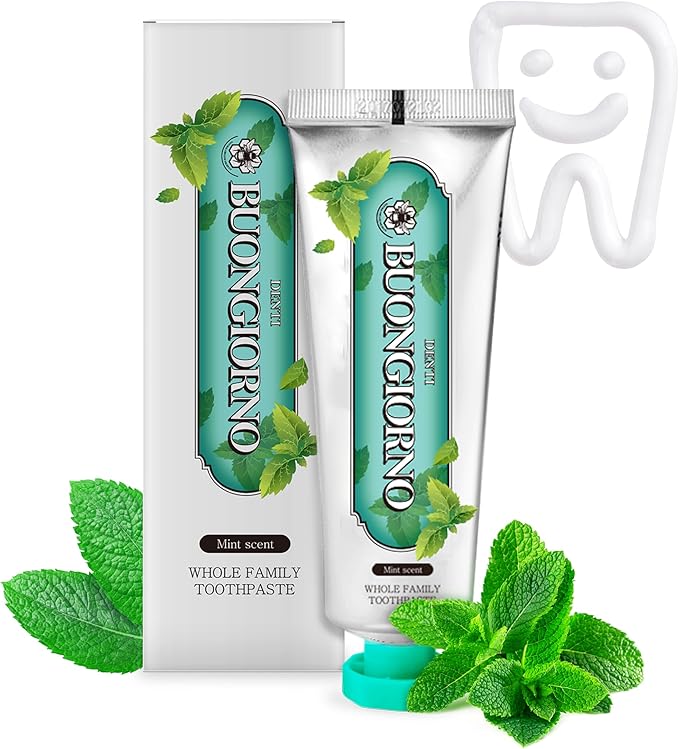 Original Toothpaste (Herbal Mint) – Natural Fluoride Korean Toothpaste for Fresh Breath, Plaque Removal, Strengthens Enamel, Paraben & SLS Free (3.52fl oz / 100g)