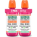 TheraBreath Anticavity Fluoride Mouthwash, Sparkle Mint, Dentist Formulated, 16 Fl Oz (2-Pack).