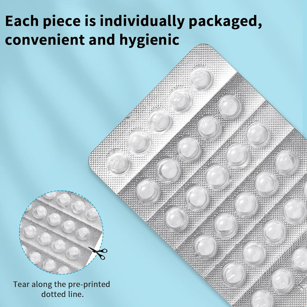 Orthodontic Wax 120 Pack, Easy to Mold Braces Wax, Dental Wax Long-Lasting Hold, Portable and Easy to Tear,Food Grade Relief Wax for Home Travel Office (Mint)