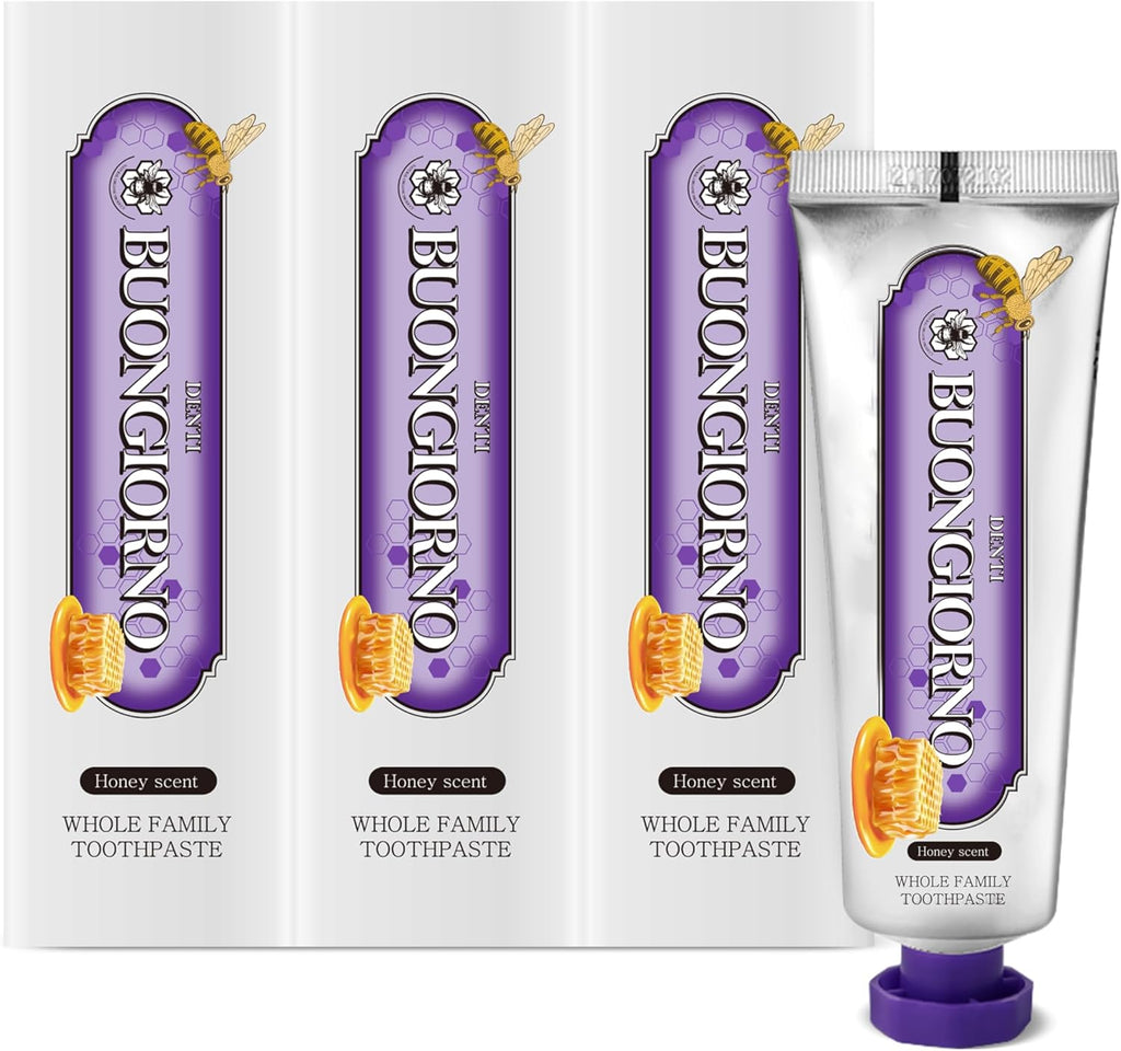 Gum Care Toothpaste (3 Pack, Honey Mint) – Natural Fluoride Korean Toothpaste for Gingivitis Treatment, Plaque Removal, Strengthens Enamel, Paraben & SLS Free (3.52fl oz / 100g)