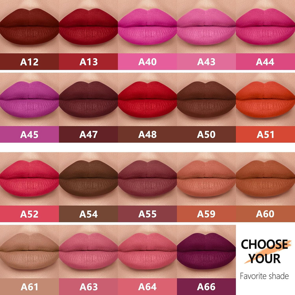 Pink Lipstick Long Lasting Lipsticks for Women Pigmented Smudgeproof Transferproof Vegan Cruelty Free Lip Makeup, A63 Icon Era