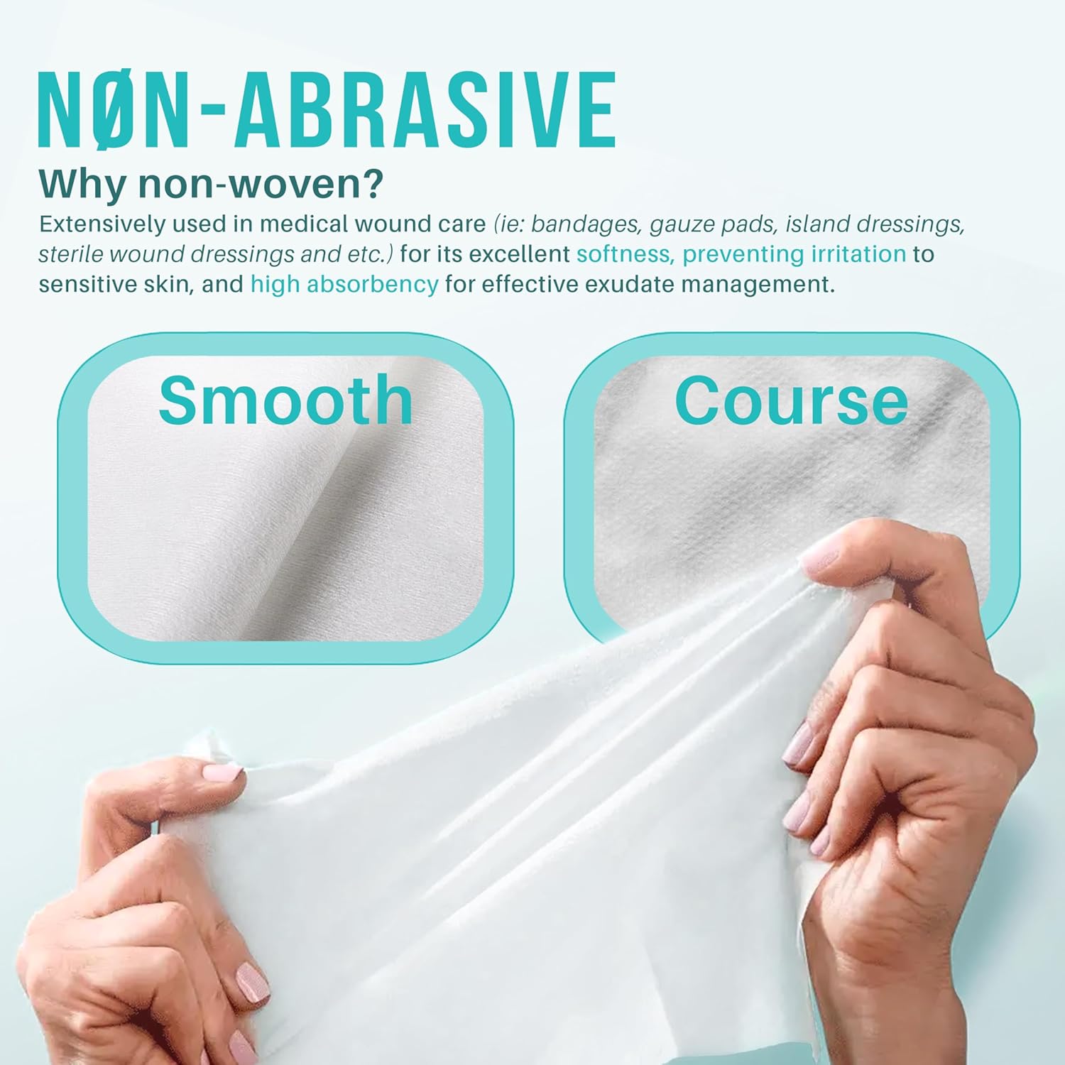 Saline Wipes | 80 Pcs Sterile Wet Towelettes Formulated for Sensitive Skin | Nose, Piercing Aftercare, Baby & Kids | No-sting Alcohol-Free Wipes with Aloe Vera | 6" x 8" Extra Large Sheet