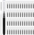 120Pcs Interdental Brush, Braces Brush Toothpicks with Soft Bristles 360° Bendable Floss Heads Dental Brushes Between Teeth Gum Braces Cleaning Kit Oral Tooth Cleaning Tool （Black, White）