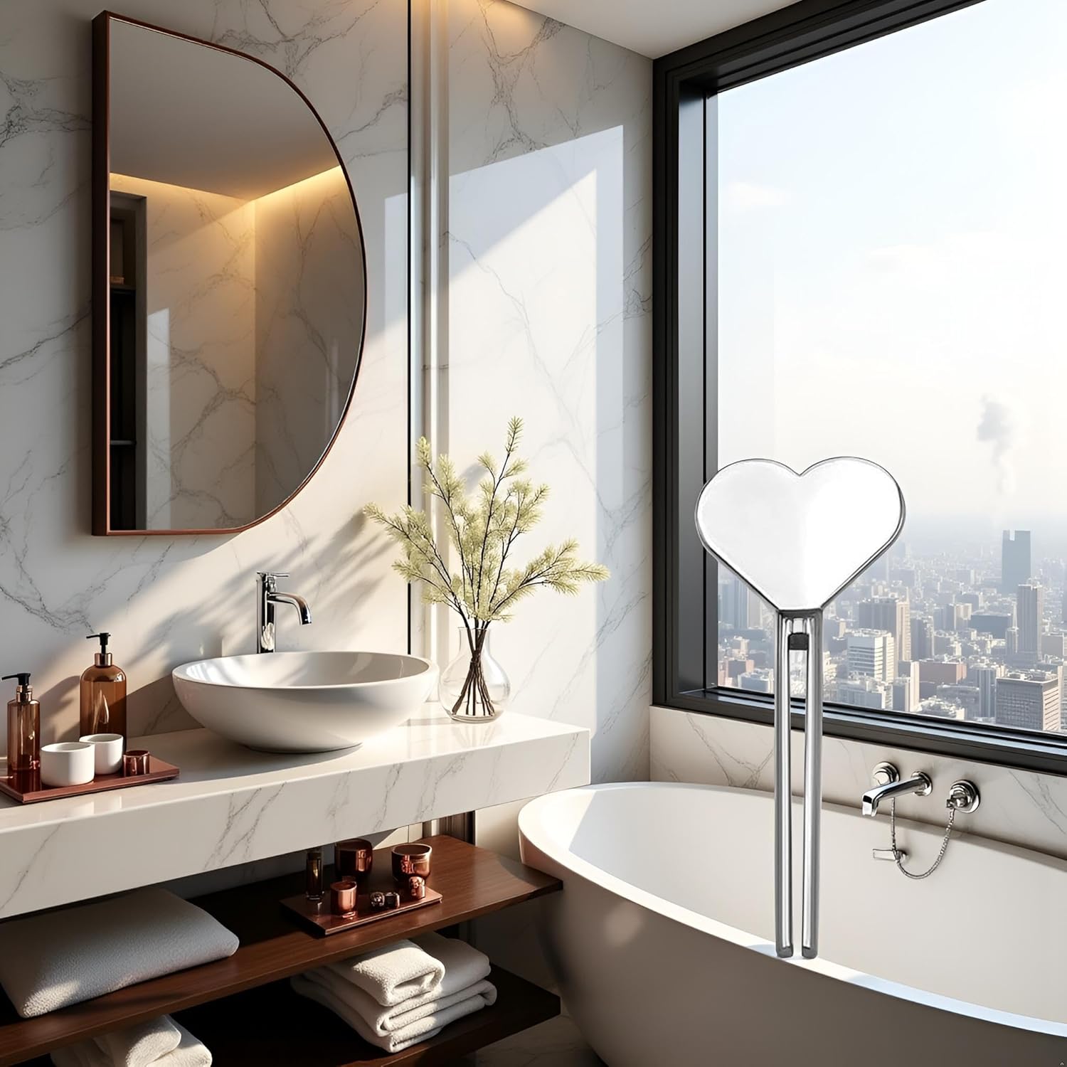 Silver Metal Manual Toothpaste Squeezer Heart Stainless Steel Dispenser Tube Squeezer Hand Cream Tube Key Roller Set Bathroom Accessories, Daily Living Tube Squeezing Aids, Tube Squeezers