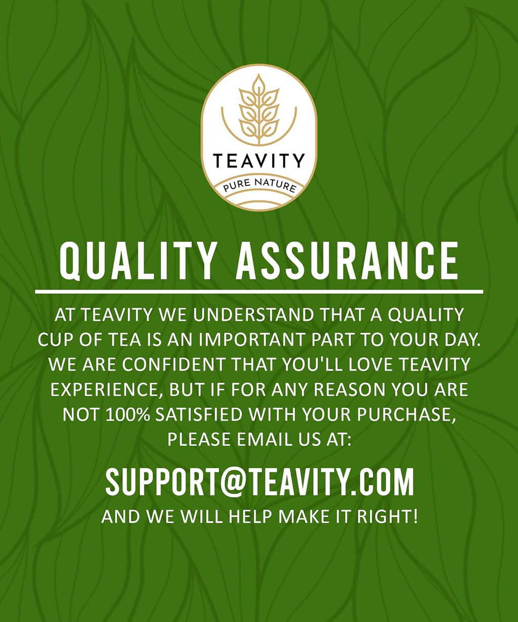 Organic Moringa Green Tea with Peppermint Tea Pods for Keurig - Naturally Caffeinated by Teavity (12 Tea Pods)