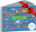 Cupkin Ocean Sticker Book Activity for Kids, Toddler Airplane Travel Essentials, 500+ Shark Stickers for Kids + 12 Scenes + 12 Coloring Book Pages, Deep Blue Sea Gift, Kid Crafts Ages 2-8
