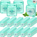 Mimorou 60 Pack Dental Floss Bulk Mint Flavored 50m Each Travel Dental Floss Oral Care for Teeth and Gum Protection(Mint Color)
