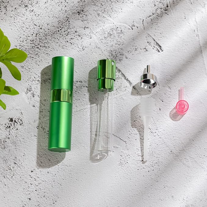 Lisapack Atomizer Perfume 8ML Spray Bottle for Travel (7PCS), Empty Refillable Cologne Dispenser, Portable Sprayer for Men and Women (Multi-colored)