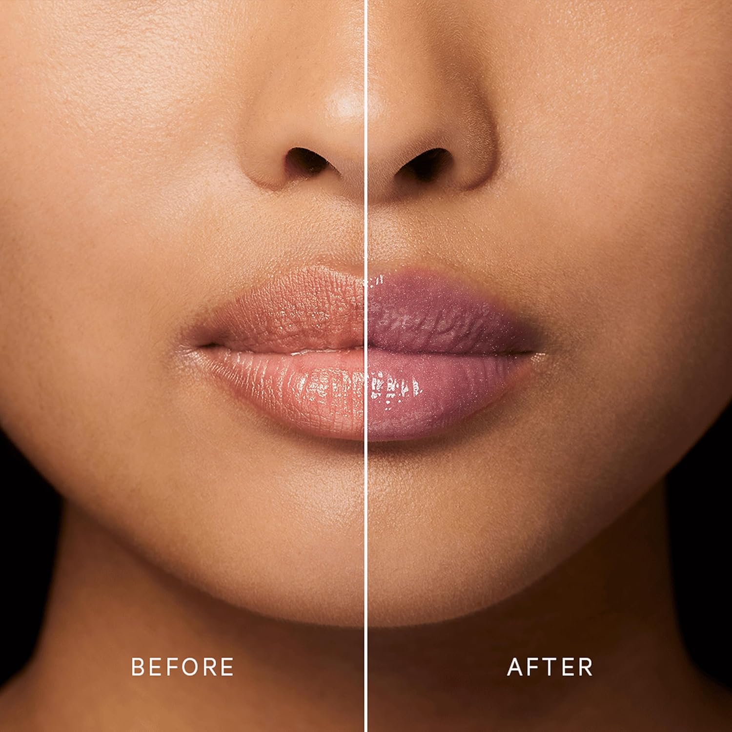 MZ SKIN Volumising Lip Perfector Shade 2 | Peptide Plumping Lip Gloss with Hyaluronic Acid & Mint | Hydrates, Smooths & Enhances Lip Volume